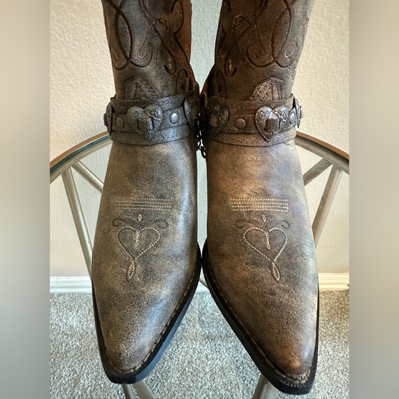 Ladies Durango crush dusk to dawn cowboy boot size 7. Like new - Picture 4 of 6